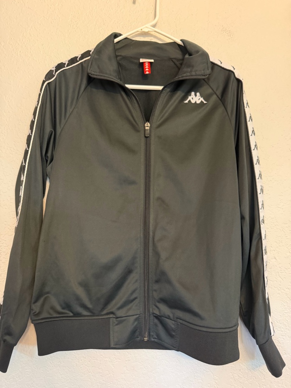 Kappa Black 222 Banda Anniston Track Jacket Men’s Size S